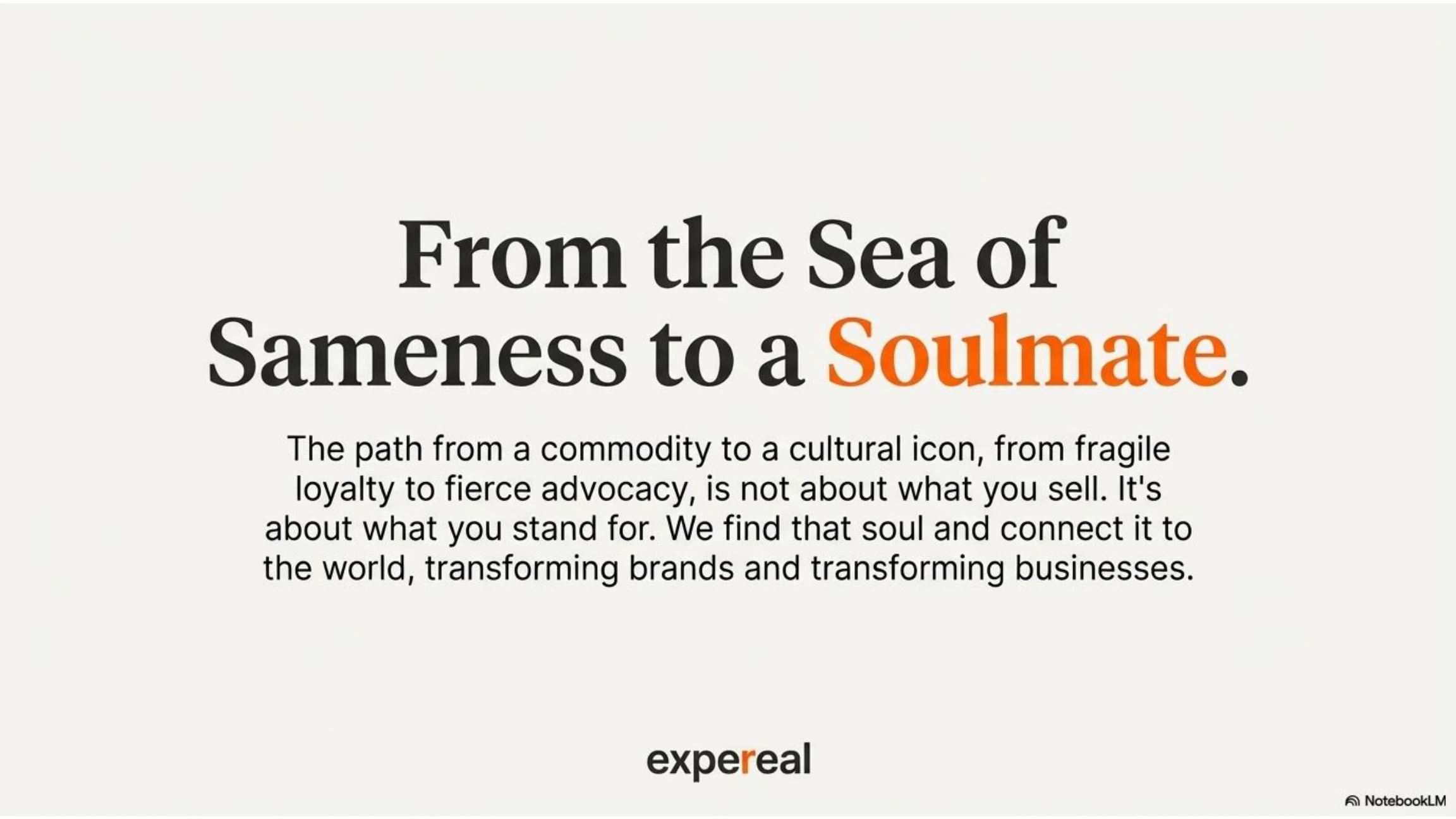 Why Expereal presentation, slide 10 of 26: Why Expereal — Page 10